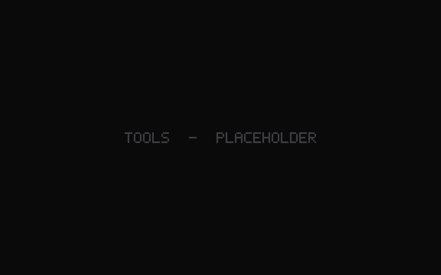 The poker tools screen